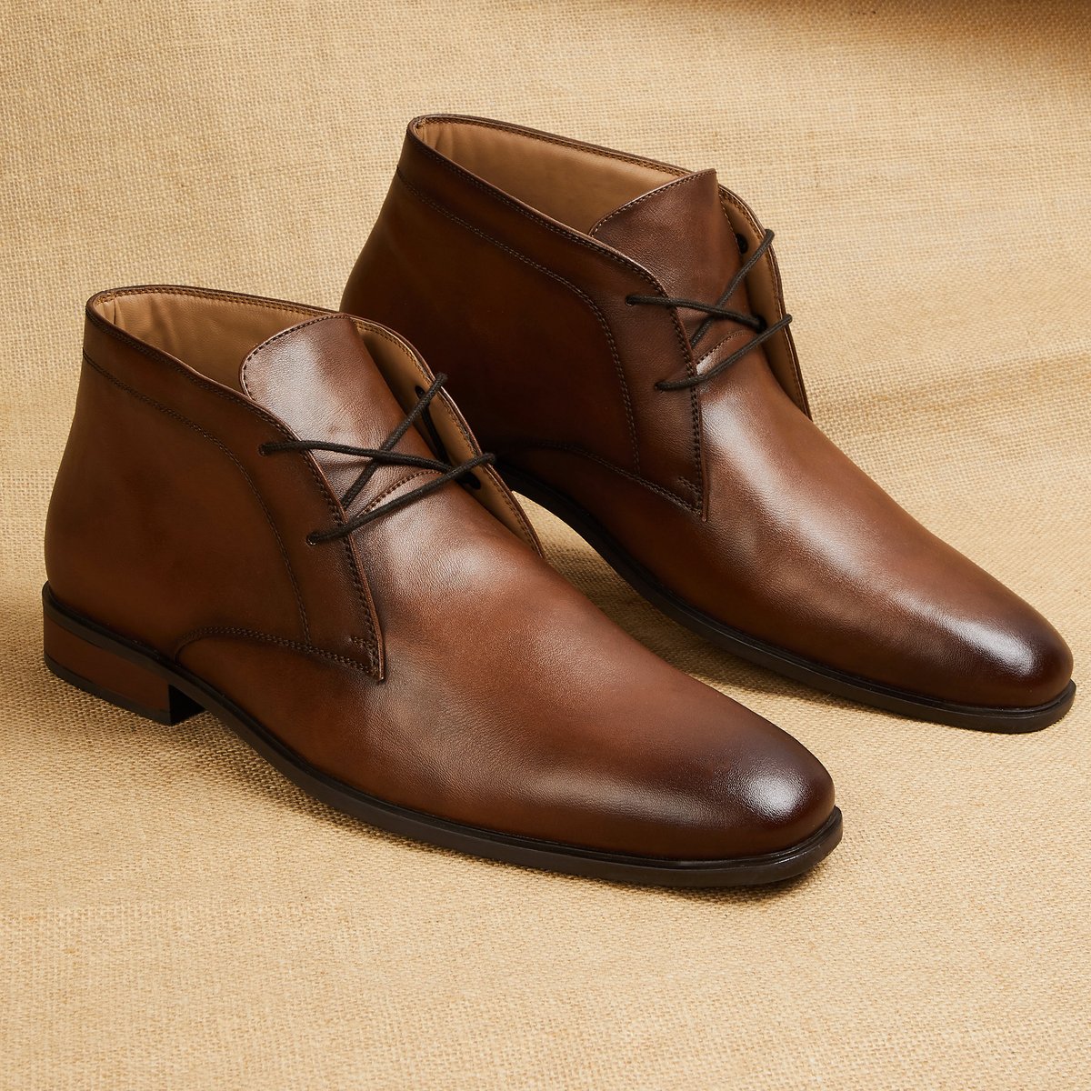 Men's Solid Formal Boots Stylish, Durable, and Perfect for Office